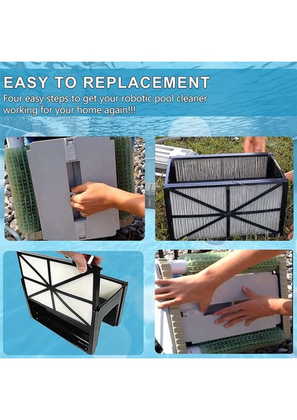 8 Adet Havuz Temizleyici Filtreler Yıkanabilir RCX70101 Sharkvac Için Aquavac Robotik Havuz Temizleyici Aksesuarları (Yurt Dışından) fırsatları
