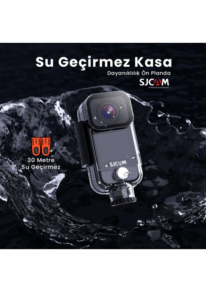 C300 Pocket 4K Wifi Aksiyon Kamerası Siyah