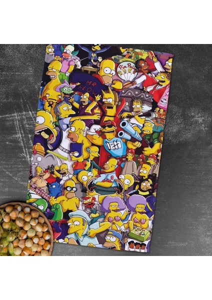 Simpsons Mutfak Havlusu 2 Adet