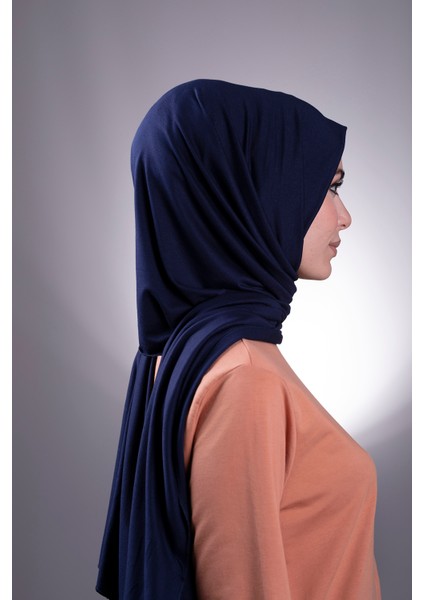 Lacivert Düz Klasik Şal Viskon Kumaş Likralı Penye 202101_02 fiyatları