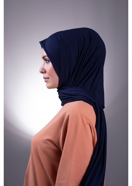 Lacivert Düz Klasik Şal Viskon Kumaş Likralı Penye 202101_02 modelleri