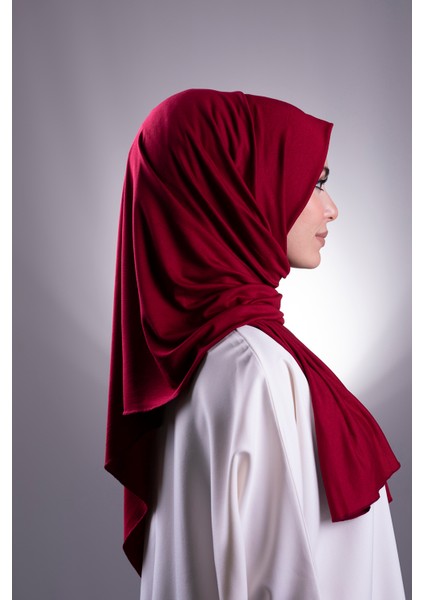 Bordo Düz Klasik Şal Viskon Kumaş Likralı Penye 202101_16 fiyatları