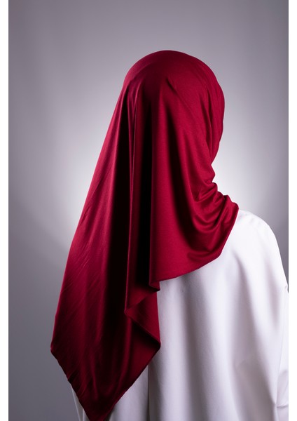 Bordo Düz Klasik Şal Viskon Kumaş Likralı Penye 202101_16 fırsatları