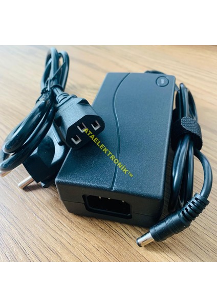 12V 5AH - 12 Volt 5 Amper Adaptör (Gerçek 60W Kaliteli Sağlam Dayanıklı ) - Işıklı Harddisk HDD Dvr Kamera Poe Switch Trafosu Tırafo Adaptörü Akım Korumalı 2 Metre Kablolu