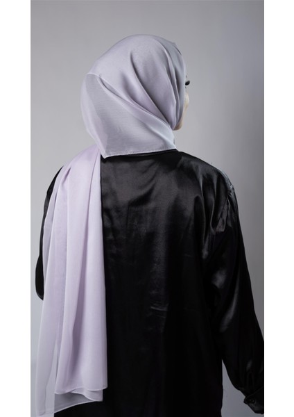 Lila Düz Klasik Şal Şifon Kumaş Janjan Abiye 202108_28 modelleri