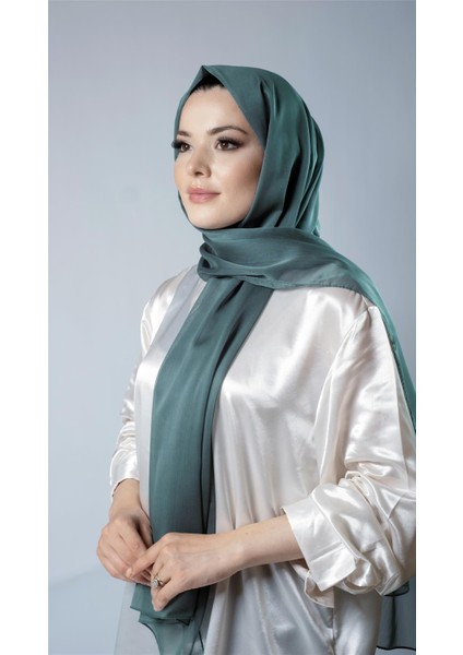 Yağ Yeşili Düz Klasik Şal Şifon Kumaş Janjan Abiye 202108_36 fiyatları