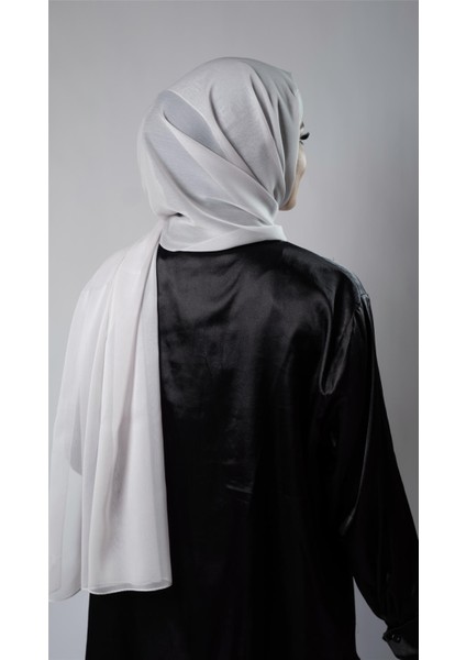 Açık Vizon Düz Klasik Şal Şifon Kumaş Janjan Abiye 202108_56 modelleri