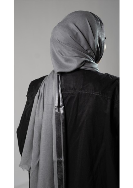 Gri Şerit Çizgili Şal Viskon Kumaş Bursa Dolama 202109_15 modelleri