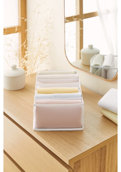 Tekno Trust Çekmece Içi 7 Bölmeli File Dolap Çekmece Içi Akordiyon Tipi Katlanır Çamaşır Düzenleyici Organizer fırsatları