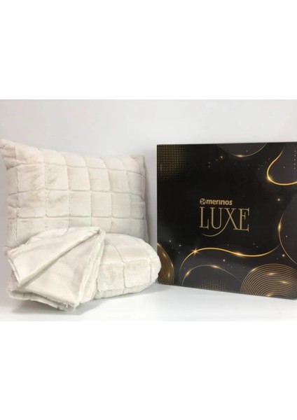 Luxe Yatak Örtüsü Çiftlişilik Pudra