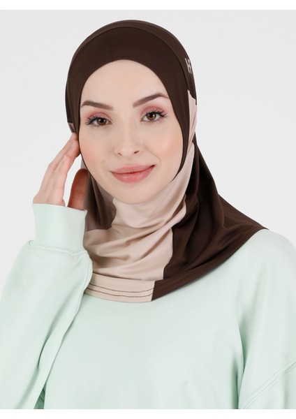 Renkli Sport Hijab - Premium Atletik Sporcu Kadın Başörtüsü Hazır Konforlu Tesettür Hijab