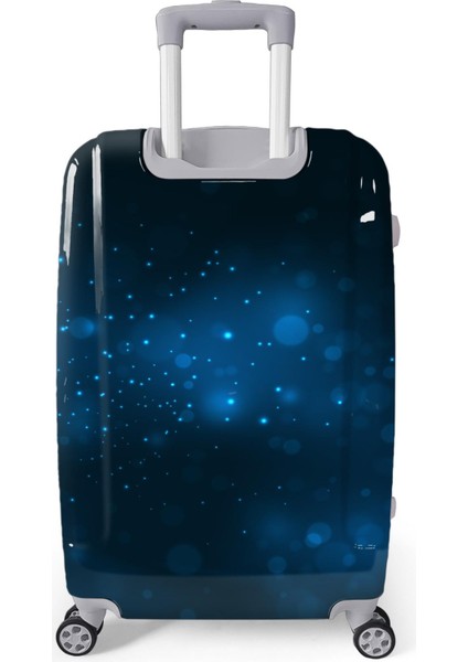 Renkli Desenli Pc Büyük Boy Valiz (70CM) 16828
