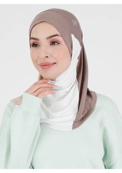 Renkli Sport Hijab - Premium Atletik Sporcu Kadın Başörtüsü Hazır Konforlu Tesettür Hijab
