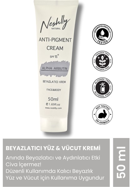 Beyazlatıcı Krem(Alpha-Arbutin)