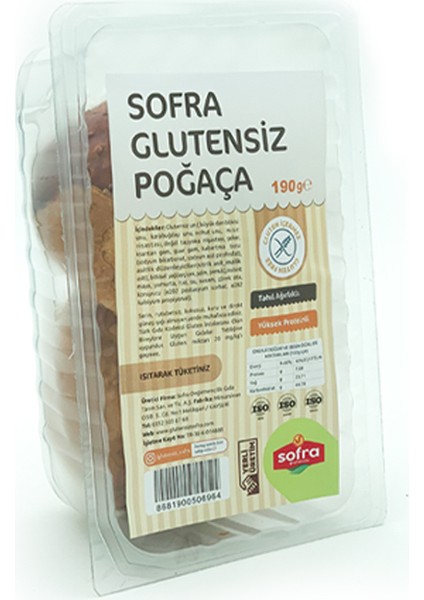 Glutensiz Poğaça 190 gr