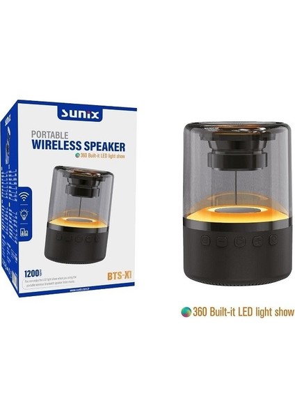 Sunix Ses Bombası Müziğe Duyarlı Işık Sistemli (Yurt Dışından)