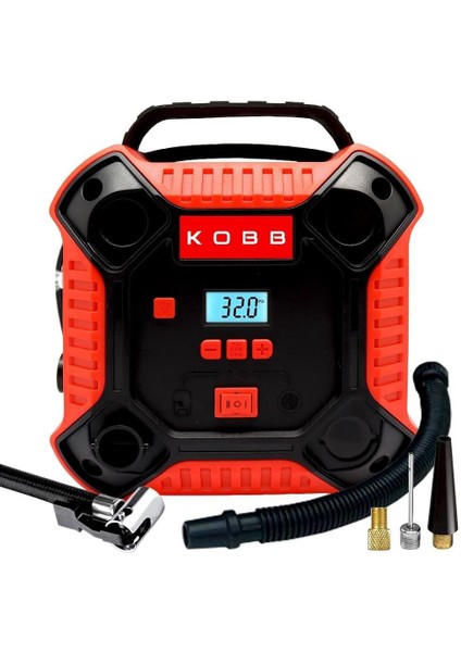 KB250 160 Psı Dijital Basınç Göstergeli Lastik ve Yatak Şişirme Pompası 12VOLT