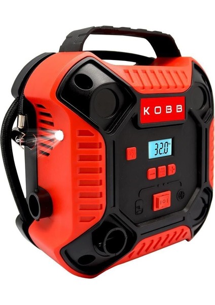 KB250 160 Psı Dijital Basınç Göstergeli Lastik ve Yatak Şişirme Pompası 12VOLT
