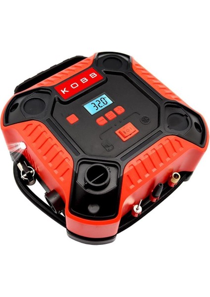 KB250 160 Psı Dijital Basınç Göstergeli Lastik ve Yatak Şişirme Pompası 12VOLT