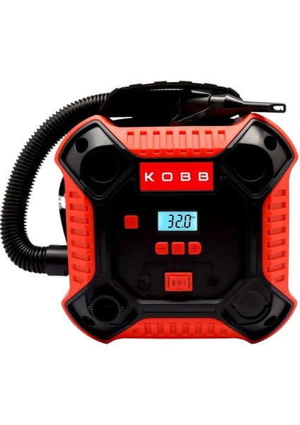 KB250 160 Psı Dijital Basınç Göstergeli Lastik ve Yatak Şişirme Pompası 12VOLT