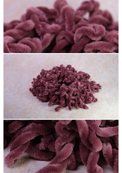 Gül Kurusu Saç Tokası Kadife 1008_18