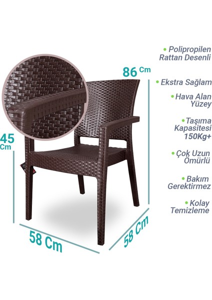 Liverno Camlı Minderli Set Kahverengi modelleri