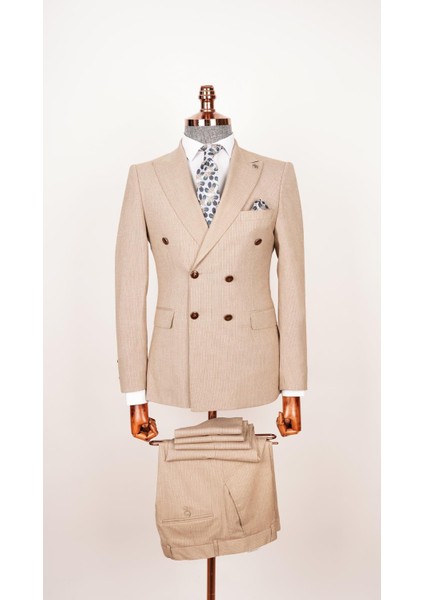 Ech. 513 Ince Çizgili Krvz Takım Elbise fiyatları