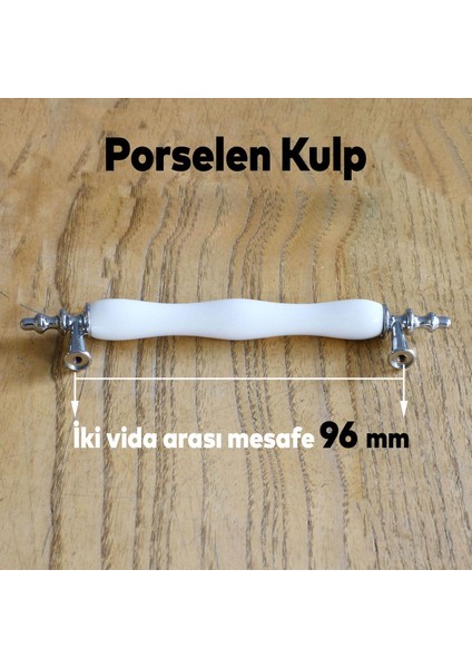 Porselen Beyaz Krom 96 mm Kulplar Mobilya Mutfak Dolabı Çekmece Dolap Kapak Kulpu Kulbu fiyatları