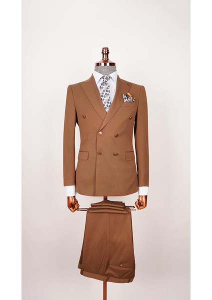 ECH.508-2471 Düz Kumaş Kruvaze Takım Elbise fiyatları