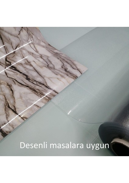 1,2 mm Renksiz Buzlu Şeffaf PVC Kalın Koruyucu Masa Örtüsü (Cam / Lake / Mermerde Yapışma İzi Yapmaz) fırsatları
