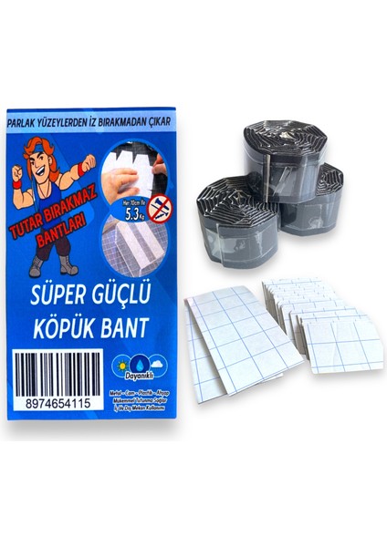 Süper Güçlü Çift Taraflı Bant Seti 25 Parça (Iç ve Dış Mekan)