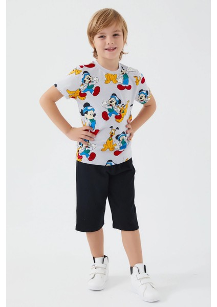 Mickey Mouse Erkek Çocuk Kapri Takım