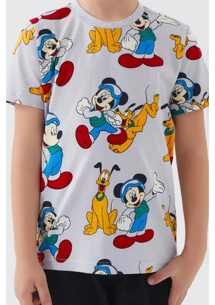 Mickey Mouse Erkek Çocuk Kapri Takım