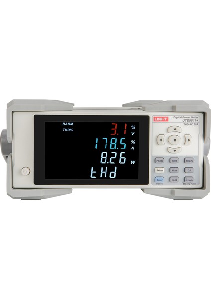 Unı-T UTE9802+ Ekonomik Taşınabilir Akıllı Dijital Güç Ölçer 600V 20.0A DC40Hz~400Hz