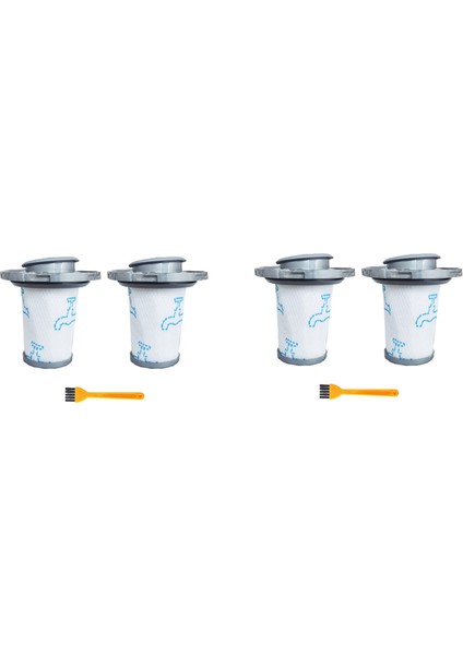 Запасные Части Пылесоса,2x Hepa Filtre ZR009006 Rowenta X-Force Flex 8.60 X-Pert 6.60 Akülü Elektrikli Süpürge Yedek Aksesuarlar (Yurt Dışından)