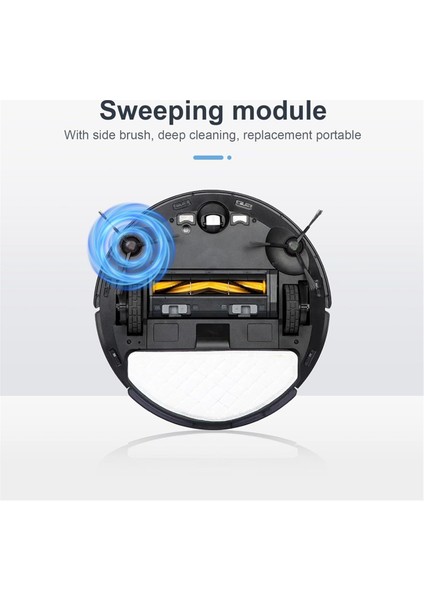 Запасные Части Пылесоса,ecovacs Deebot T8/t9/n8/x1 Omni/x1 TURBO/T10 OMNI/T10 TURBO/T20 Omni/t9+/n8+/n8 Pro/n8 Plus Için Yan Fırçalar (Yurt Dışından)