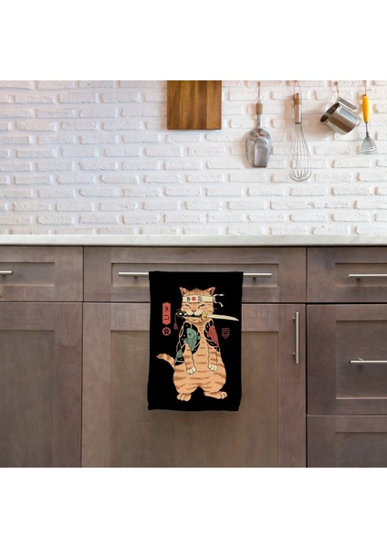 Catana: The Last Stand - Kedili Mutfak Havlusu 2 Adet