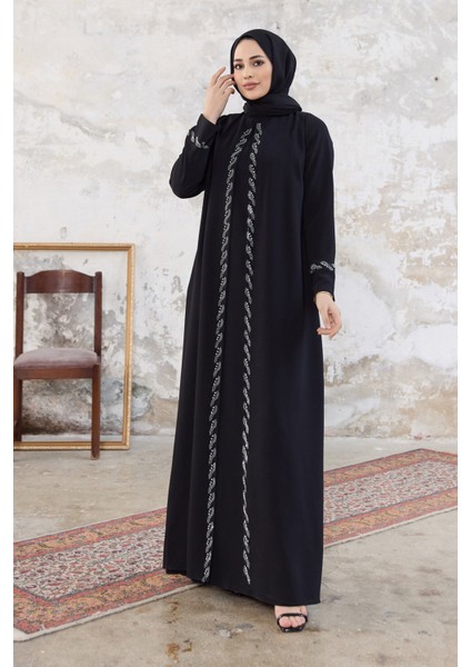 Lara Büyük Beden Abiye - Siyah
