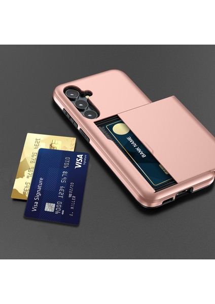 Samsung Galaxy S23 Fe Tpu+Pc Slayt Tutucu Cep Telefon Kılıfı (Yurt Dışından)
