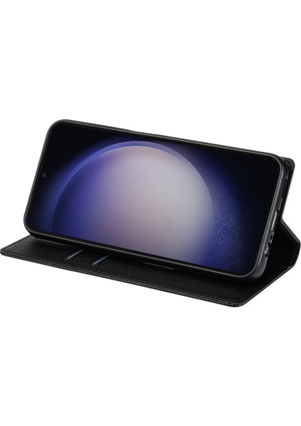 Samsung Galaxy A15 5g Deri Kasa Manyetik Otomatik Emici Telefon Kılıfı (Yurt Dışından) fırsatları
