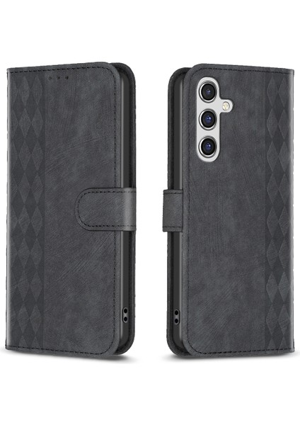 Samsung Galaxy A35 5g Baskılı Izgara Deri Telefon Kılıfı (Yurt Dışından)