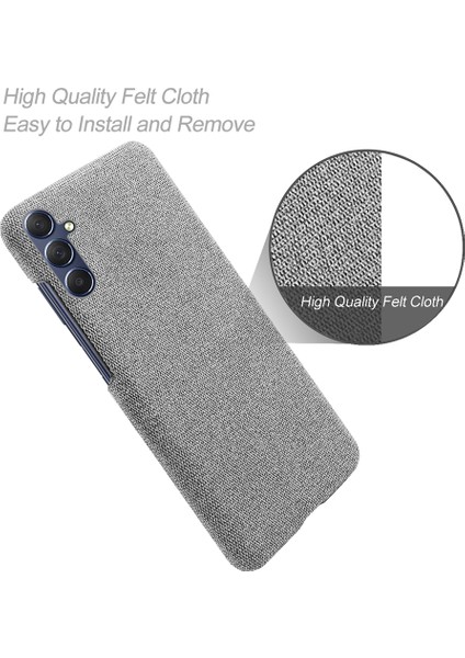 Samsung Galaxy A15 5g Slim-Fit Kumaş+Pc Akıllı Telefon Kılıfı (Yurt Dışından)
