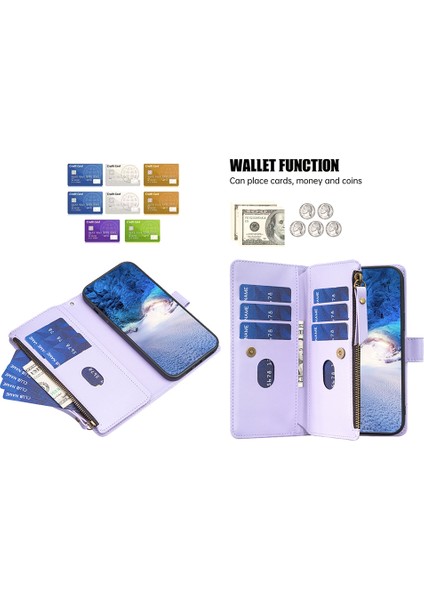 Samsung Galaxy A55 5g Slim Pu Deri Stand Telefon Kılıfı (Yurt Dışından)