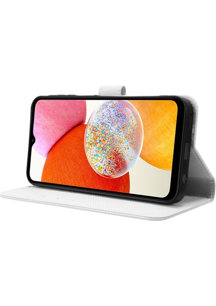 Samsung Galaxy A15 5g Elmas Doku Deri Telefon Kılıfı (Yurt Dışından)
