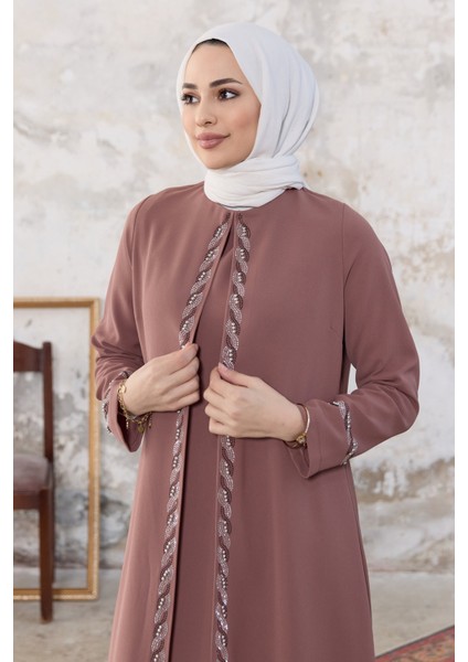 Lara Büyük Beden Abiye - Vizon fiyatları