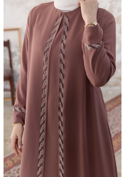 Lara Büyük Beden Abiye - Vizon indirimleri