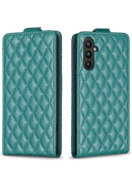 Samsung Galaxy A35 5g Dikey Deri Telefon Kılıfı (Yurt Dışından)