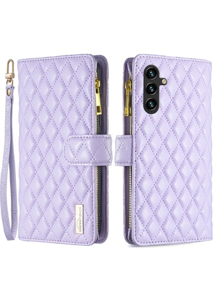 Samsung Galaxy A55 5g Cep Zipper Cep Stand Telefon Kılıfı (Yurt Dışından)