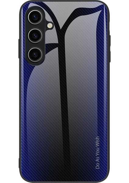 Samsung Galaxy A25 5g Temperli Cam + Tpu Karbon Fiber Doku Telefon Kılıfı (Yurt Dışından)