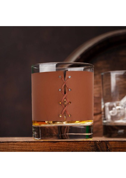 Premium Isim ve Baş Harfli Viski Bardağı Taba Derili fiyatları